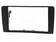 AUTORADION KEHYS - AUDI - 2 DIN - MUSTA - Kehykset autoradioille - RAM-40.177.2 - 1