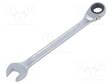 WRENCH: COMBINATION SPANNER - RATTLE - 12MM - CHROMIUM PLATED STEEL - Vääntötyökalut ja kiintolenkit - ST-41171212 - 1