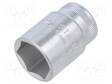 HYLSY - 6-KULMA,HYLSY-HEX 22MM - 1/2" - KÄRJEN PIT: 42MM - LYHYT - Hylsyavaimet - ST-3030022 - 1
