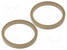 KAIUTTIMEN KOROKERENGAS - MDF - 165MM - KYLLÄSTETTY,MAALATTU - 2KPL - Kaiuttimen MDF soviterenkaat - MDF-PD16518.2 - 2