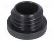 KANNE - M12 - 1,5 - POLYAMIDI - MUSTA - H: 10MM - ULKOØ: 15MM - Läpivientikappaleiden tulpat - MSP-12 - 2