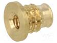 KIERREINSERTTI - MESSINKI - M2 - BN 37901 - PIT: 4,2MM - MUOVIIN - Kierreinsertit - KVT-071M2 - 2