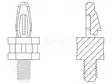 PIIRILEVYN KOROTUSPALA - POLYAMIDI - 19,1MM - Piirilevyn korokepalat - KEYS9052 - 1