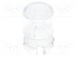 LED-LINSSI - PYÖREÄ - POLYKARBONAATTI - LÄPINÄKYVÄ - 5MM - UL94V-2 - Linssit LEDeille - FIX-LC5-2 - 1