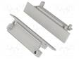 LED PROFIILIN PÄÄTYPALA - HARMAA - 2KPL - ABS - FLAT8 - Profiilit LED nauhoille - TOP-23110022 - 2
