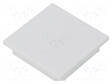 LED PROFIILIN PÄÄTYPALA - HARMAA - 2KPL - ABS - VARIO30-08 - Profiilit LED nauhoille - TOP-V4600022 - 1