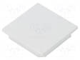 LED PROFIILIN PÄÄTYPALA - HARMAA - 2KPL - ABS - VÄLIKALVON LAJI: C - Profiilit LED nauhoille - TOP-V4960022 - 1