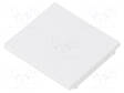LED PROFIILIN PÄÄTYPALA - HARMAA - 2KPL - ABS - VÄLIKALVON LAJI: D - Profiilit LED nauhoille - TOP-V4970022 - 1