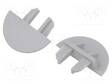 LED PROFIILIN PÄÄTYPALA - HARMAA - MICRO-NK - Profiilit LED nauhoille - K-C24427C02 - 1