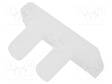 LED PROFIILIN PÄÄTYPALA - MAITOMAINEN - 20KPL - PLEXIGLASS PMMA - Profiilit LED nauhoille - TOP.G5999922 - 2