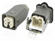 HDC LIITIN - UROS + NAARAS - GWCONNECT - PIN: 5 - 10A - 400V - 4+PE - M20 - GWconnect liittimet - MX-93603-0032 - 1