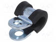 PIDIKE - ØNIPUN : 6MM - W: 12MM - TERÄS-SUOJAMATERIAALI: EPDM - DL - W1 - Metalliset nippusiteet ja kiinnityspanna - MPC-LKD10612 - 1