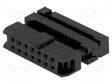 LIITIN: IDC - PISTOKE - NAARAS - PIN: 14 - IDC - - 2MM - 2X7 - 1MM - IDC liittimet - DS1017-14MA2 - 1