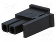 LIITIN: JOHTO-LEVY - PISTOKE - NAARAS - PIN: 2 - JOHTOON - 3MM - 2X1 - 5A - Signaaliliittimet rasteri 3,00mm - MFW-02 - 1