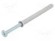 PLASTIC ANCHOR - WITH SCREW - 5X50 - ZINC-PLATED STEEL - N - 100PCS. - Ruuvit - muut - FISCHER-50352 - 1