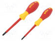SCREWDRIVER: INSULATED-SET - INSULATED - PLUSMINUS PZ-TYPE - 1KVAC - Ruuvimeisselit ja sarjat - WIHA.32282 - 1