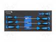 SCREWDRIVER: UNIVERSAL-SET - IN A FOAM TRAY - 7PCS. - Ruuvimeisselit ja sarjat - HT7G152 - 1