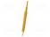 TESTAUSNEULA - 5,2MM - 5A - CUBE - KULLATTU - Ø: 1MM - HAMMASTETTU - L: 49MM - Mittausneulat - SKS-415-0132 - 1