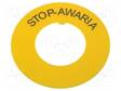 VAROITUSALUSTA - 22MM - ØASENNUSAUK.: 22,5MM - Ø: 60MM - PVC - Taulukytkimien lisävarusteet - DR-STOP-FI22 - 1
