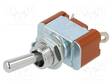 VIPUKYTKIN - ASENNOT: 2 - SPDT - ON-ON - 6A/250VAC - 20A/30VDC - S - -10÷70°C - Vipukytkimet - S302 - 1