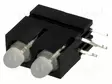 LED - KOTELOSSA - 3MM - DIODIEN LM: 2 - PUNAINEN/VIHREÄ - 20MA - 60° - Merkkivalot ja pienoislamput - 2814.2832 - 1