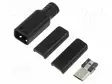 LIITIN: USB B MICRO - PISTOKE - UROS - SUORA - USB liittimet - 80172 - 1