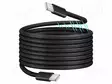 KAAPELI - USB 2.0 - USB C PISTOKE,MOLEMMIN PUOLIN - 1,5M - MUSTA - USB kaapelit ja adapterit - CU0232 - 1