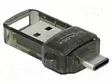BT SOVITIN - USB A-PISTOKE,USB C-PISTOKE - USB 2.0 - MUSTA - 3MBPS - Tietokonetarvikkeet - muut - DELOCK-61002 - 1