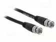KAAPELI - 2M - BNC-UROS-MOLEMMIN PUOLIN - MUSTA - ØJOH: 6,1MM - 75OHM - Antennijohdot - DELOCK-80082 - 1