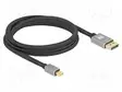 KAAPELI - DISPLAYPORT-PISTOKE,MINI DISPLAYPORT-PISTOKE - PIT: 2M - HDMI, DVI, DisplayPort johdot - DELOCK-81092 - 1