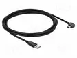 CABLE - USB 2.0 - USB A PLUG,USB B MINI PLUG 90° LEFT/RIGHT - 2M - USB kaapelit ja adapterit - DELOCK-81652 - 1