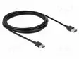 KAAPELI - USB 2.0 - USB A KAKSIPUOLINEN PISTOKE,MOLEMMIN PUOLIN - USB kaapelit ja adapterit - DELOCK-83462 - 1
