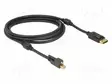 KAAPELI - DISPLAYPORT-PISTOKE,MINI DISPLAYPORT-PISTOKE - PIT: 2M - HDMI, DVI, DisplayPort johdot - DELOCK-83722 - 1