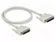 KAAPELI - D-SUB 25PIN PISTOKE,MOLEMMIN PUOLIN - PIT: 1M - BEIGE - Tietokonekaapelit ja -adapterit - DELOCK-84172 - 1