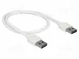 KAAPELI - USB 2.0 - USB A KAKSIPUOLINEN PISTOKE,MOLEMMIN PUOLIN - USB kaapelit ja adapterit - DELOCK-85192 - 1