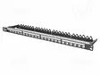 PATCH PANEL - KEYSTONE - RACK - MUSTA - RACK 19" - PORTTIEN LUKU: 24 - Tietokonetarvikkeet - muut - DN-91422 - 1