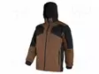 WORK JACKET - SIZE: M - BROWN-MUSTA - 3IN1 - WITH DETACHABLE LINER - Työ- ja suojavaatteet - LAHTI-L4093802 - 1