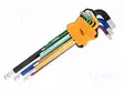 WRENCH: HEX KEY-SET - SPHERICAL - 9PCS. - Kuusiokolo- ja TORX avaimet - NEO-09-512 - 1
