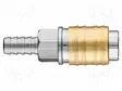 QUICK CONNECTION COUPLING - BRASS - APPLICATION: FOR COMPRESSOR - Pneumatiikkatyökalut ja tarvikkeet - NEO-12-622 - 1