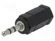 ADAPTERI - JACK 2,5 MM PISTORASIA,JACK 3,5MM 3PIN PISTOKE - Muut audio-videokaapelit - CA1102 - 1
