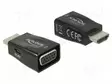 ADAPTERI - MUSTA - HDMI, DVI, DisplayPort johdot - DELOCK-65902 - 1