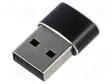 ADAPTERI - USB 2.0 - USB A PISTOKE,USB C RASIA - CABLEXPERT - USB kaapelit ja adapterit - A-USB2-AMCF-02 - 1
