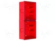 ALUSTA - PUNAINEN - FD40/SD40 - IP65 - ABS - MOD.MÄÄRÄ: 2 - Teollisuuden merkinantolaitteet - BOX-RN-2 - 1