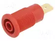 LABORATORIOBANAANILIITIN 4MM - PISTORASIA - 1KV - 32A - PUNAINEN - Banaanijatkoliittimet - BI-SLB4-F6.3-22 - 1