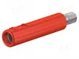 LABORATORIOBANAANILIITIN 4MM - PISTORASIA - 32A - PUNAINEN - 31,5MM - Banaanijatkoliittimet - B4-E-M4-I-22 - 1