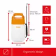 BATTERY POWERED PRESSURE SPRAYER - 6 L - Puutarhaletkut, liittimet ja kastelu - DTB10002 - 6