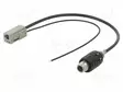 CABLE - GT13 SOCKET,HC97 PLUG - MUSTA - STRAIGHT - 0.2M - Antennijohdot - 15-7581132 - 1