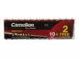 CAMELION ALKAALIPARISTOSARJA AA (10+2 kpl) / LR6 1.5 V - 2800 mAh - Alkaliparistot - LR6C102 - 1