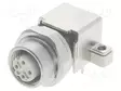 CIRCULAR CONNECTOR M12 PANEL FEEDTROUGH/PCB ANGELD D-COD. - M12 liittimet - 21033814432 - 1