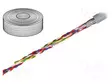 DATAKAAPELI - CHAINFLEX® CF211 - 4X2X0,25MM2 - HARMAA - LANKA - Suojaamattomat ohjaimien kaapelit - CF211.02.04.02 - 1